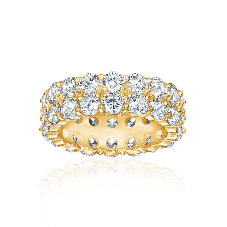 The Double Row Eternity Band