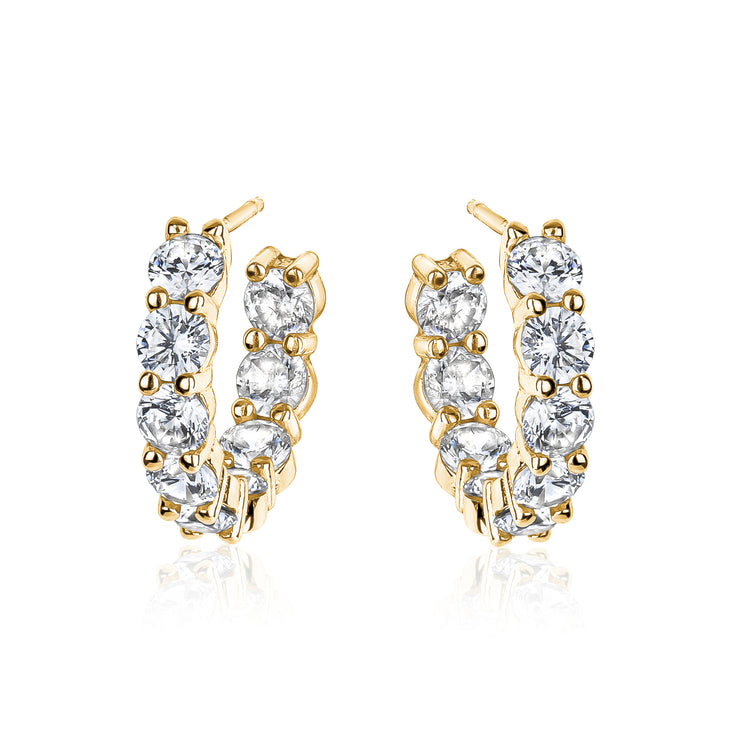 The Mini CZ Hoops