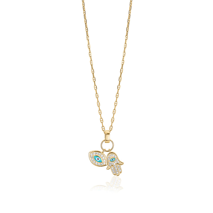 The Evil Eye Charm Necklace